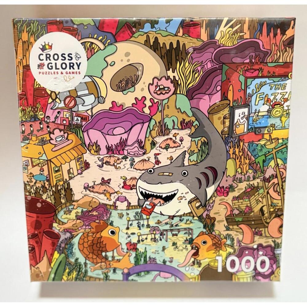 Cross & Glory | SEALED Seamonster Shenanigans - 1000 Piece Jigsaw Puzzle